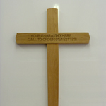 Solid Oak Cross