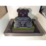 Granite Teddy with Kerb 